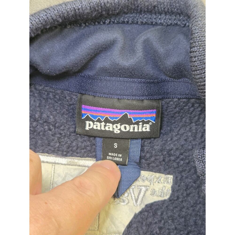 Patagonia Better Sweater Vest Mens Size S Full Zip Fleece Outdoors Blue Z3-105 - Picture 5 of 10